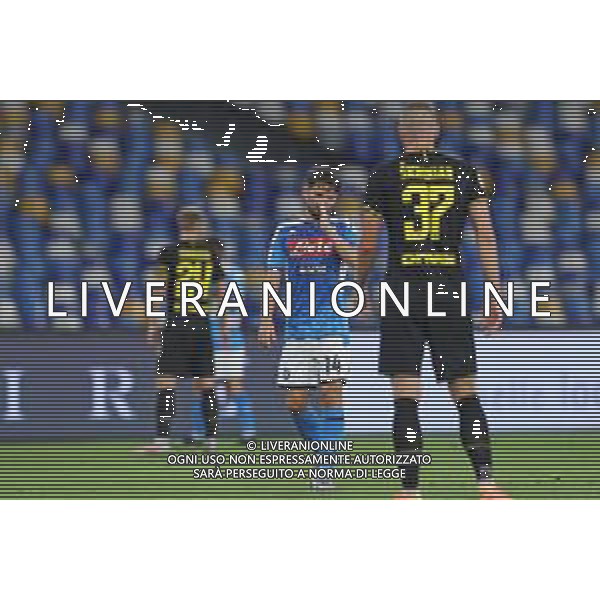 NAPOLI - INTER SEMIFINALE RITORNO DI COPPA ITALIA TIM CUP 13.06.2020 - PARTITA GIOCATA A PORTE CHIUSE PER L\'EMERGENZA CORONAVIRUS NELLA FOTO: DRIES MERTENS ©MOSCA / AGENZIA ALDO LIVERANI SAS