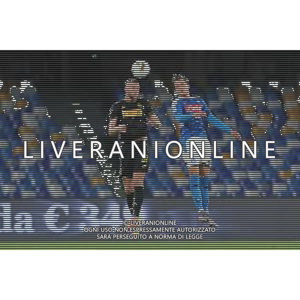 NAPOLI - INTER SEMIFINALE RITORNO DI COPPA ITALIA TIM CUP 13.06.2020 - PARTITA GIOCATA A PORTE CHIUSE PER L\'EMERGENZA CORONAVIRUS NELLA FOTO: MILAN SKRINIAR, PIOTR ZIELINSKI ©MOSCA / AGENZIA ALDO LIVERANI SAS