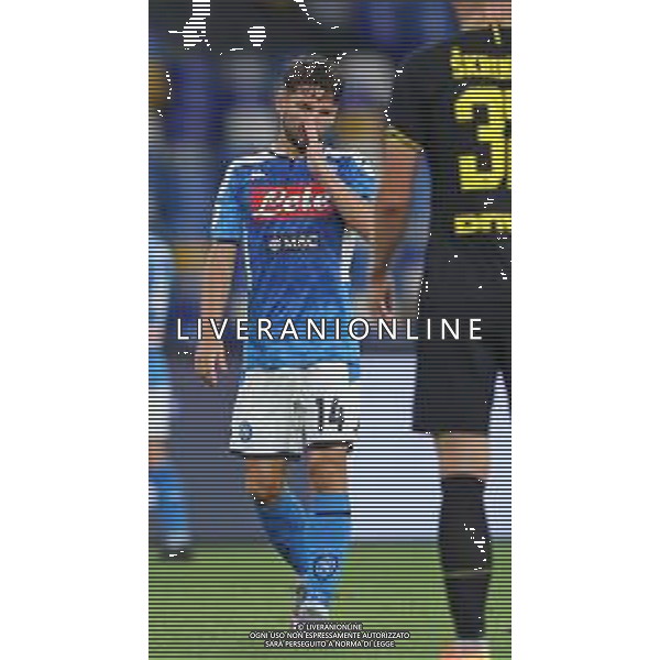 NAPOLI - INTER SEMIFINALE RITORNO DI COPPA ITALIA TIM CUP 13.06.2020 - PARTITA GIOCATA A PORTE CHIUSE PER L\'EMERGENZA CORONAVIRUS NELLA FOTO: DRIES MERTENS ©MOSCA / AGENZIA ALDO LIVERANI SAS