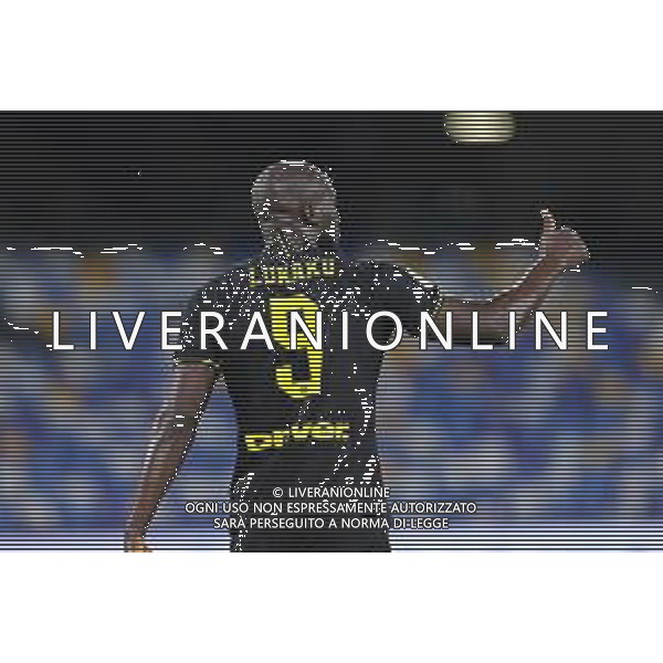 NAPOLI - INTER SEMIFINALE RITORNO DI COPPA ITALIA TIM CUP 13.06.2020 - PARTITA GIOCATA A PORTE CHIUSE PER L\'EMERGENZA CORONAVIRUS NELLA FOTO: ROMELU LUKAKU ©MOSCA / AGENZIA ALDO LIVERANI SAS