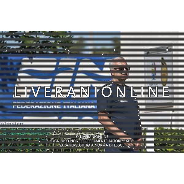 Nazionale Italiana di Pallanuoto Caldarella Pool, siracusa, Italy, 11 Jun 2020 Collegiate Training Settebello Italian Waterpolo Team at Caldarella Pool Photo showing: Sandro Campagna (coach Italy team) ©Maria Angela Cinardo - Alessio Marini / AGENZIA ALDO LIVERANI SAS - Allenamento Nazionale Italiana di Pallanuoto Settebello Caldarella Pool, Siracusa 11.06.2020