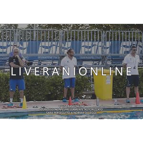 Nazionale Italiana di Pallanuoto siracusa, Italy, 11 Jun 2020 Collegiate Training Settebello Italian Waterpolo Team at Caldarella Pool Photo showing: Staff Italy team ©Sabrina Malerba - Alessio Marini / AGENZIA ALDO LIVERANI SAS - Allenamento Nazionale Italiana di Pallanuoto Settebello Caldarella Pool, Siracusa 11.06.2020