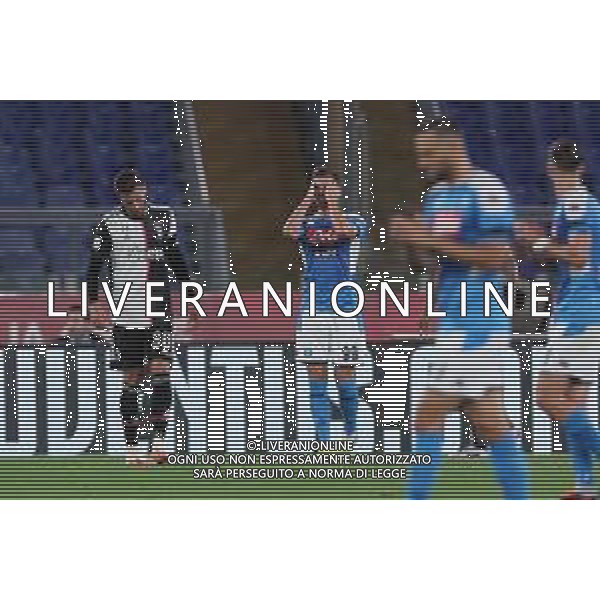 NAPOLI - JUVENTUS FINALE DI COPPA ITALIA - ROMA 17.06.2020 NELLA FOTO: ARKADIUSZ MILIK SBAGLIA L\'OCCASIONE DA GOL ©MOSCA / AGENZIA ALDO LIVERANI SAS