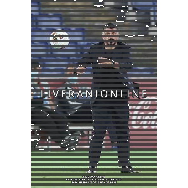 NAPOLI - JUVENTUS FINALE DI COPPA ITALIA - ROMA 17.06.2020 NELLA FOTO: GENNARO GATTUSO ©MOSCA / AGENZIA ALDO LIVERANI SAS