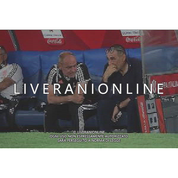 NAPOLI - JUVENTUS FINALE DI COPPA ITALIA - ROMA 17.06.2020 NELLA FOTO: DELUSIONE MAURIZIO SARRI, GIOVANNI MARTUSCIELLO A FINE GARA ©MOSCA / AGENZIA ALDO LIVERANI SAS
