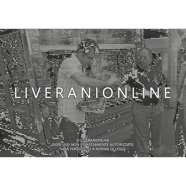 RETROSPETTIVA Giovanni Ventura terrorista e editore italiano, membro del movimento neofascista di Ordine Nuovo NELLA FOTO GIOVANNI VENTURA ALL\'ISOLA DEL GIGLIO SOTTO DOMICILIO COATTO NELL\'ANNO 1976 AG ALDO LIVERANI SAS
