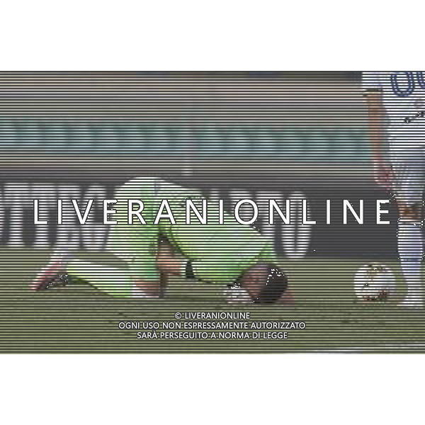 Verona (VR), Italia, 23 Giugno 2020, Stadio Marc\'Antonio Bentegodi, 27° giornata Campionato Serie A Tim 2019/2020, incontro tra le squadre dell\'Hellas Verona e del Napoli FC, nella foto: la delusione di marco Silvestri dopo il gol di Milik ©Davide Casentini / AGENZIA ALDO LIVERANI SAS