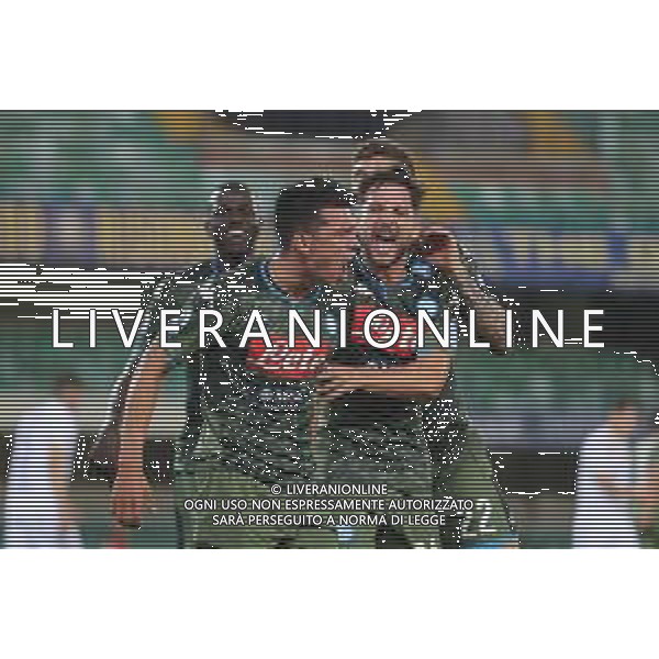 Hellas Verona - Napoli Campionato di Calcio Serie A TIM 23/06/2020 nella foto: Esultanza Lozano Hirving(ssc napoli) dopo il gol ©Claudio Zamagni/Agenzia Aldo Liverani napoli celebrates after scoring a goal during Italian Serie A soccer match between HELLAS VERONA - NAPOLI at Marc\'Antonio Bentegodi Stadium on June 23 2020 photo credit by Claudio Zamagni/Aldo Liverani Photo Agency/ AGENZIA ALDO LIVERANI SAS