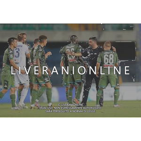 Hellas Verona - Napoli Campionato di Calcio Serie A TIM 23/06/2020 nella foto: Mister Gennaro Gattuso(ssc napoli) con i suoi giocatori a fine partita ©Claudio Zamagni/Agenzia Aldo Liverani during Italian Serie A soccer match between HELLAS VERONA - NAPOLI at Marc\'Antonio Bentegodi Stadium on June 23 2020 photo credit by Claudio Zamagni/Aldo Liverani Photo Agency/ AGENZIA ALDO LIVERANI SAS