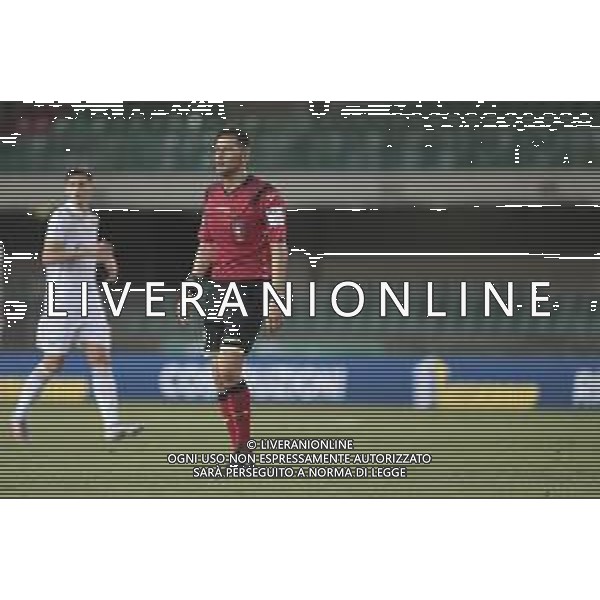 Verona (VR), Italia, 23 Giugno 2020, Stadio Marc\'Antonio Bentegodi, 27° giornata Campionato Serie A Tim 2019/2020, incontro tra le squadre dell\'Hellas Verona e del Napoli FC, nella foto: l\'arbitro fabrizio Pasqua ©Davide Casentini / AGENZIA ALDO LIVERANI SAS
