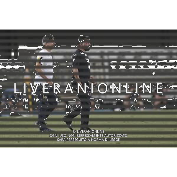 Verona (VR), Italia, 23 Giugno 2020, Stadio Marc\'Antonio Bentegodi, 27° giornata Campionato Serie A Tim 2019/2020, incontro tra le squadre dell\'Hellas Verona e del Napoli FC, nella foto: mister ivan Juric e mister gennaro Gattuso a fine partita ©Davide Casentini / AGENZIA ALDO LIVERANI SAS