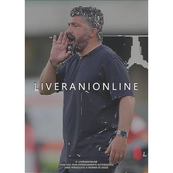 Hellas Verona - Napoli Campionato di Calcio Serie A TIM 23/06/2020 nella foto: Mister Gennaro Gattuso(ssc napoli) ©Claudio Zamagni/Agenzia Aldo Liverani Mister Gennaro Gattuso(ssc napoli) during Italian Serie A soccer match between HELLAS VERONA - NAPOLI at Marc\'Antonio Bentegodi Stadium on June 23 2020 photo credit by Claudio Zamagni/Aldo Liverani Photo Agency / AGENZIA ALDO LIVERANI SAS