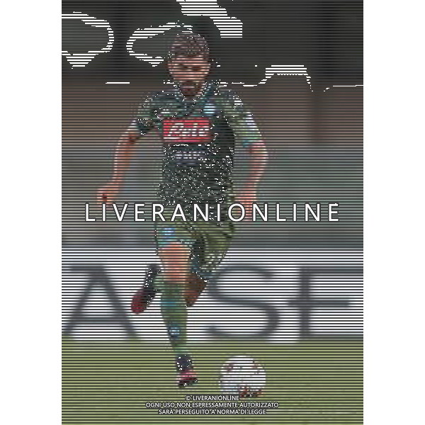Hellas Verona - Napoli Campionato di Calcio Serie A TIM 23/06/2020 nella foto: Hysaj Elseid(ssc napoli) ©Claudio Zamagni/Agenzia Aldo Liverani Hysaj Elseid(ssc napoli) during Italian Serie A soccer match between HELLAS VERONA - NAPOLI at Marc\'Antonio Bentegodi Stadium on June 23 2020 photo credit by Claudio Zamagni/Aldo Liverani Photo Agency / AGENZIA ALDO LIVERANI SAS