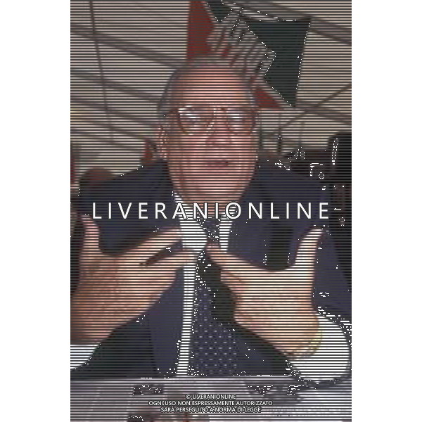 ALFREDO BIONDI, politico italiano - RETROSPETTIVA ©ARCHIVIO AGENZIA ALDO LIVERANI SAS