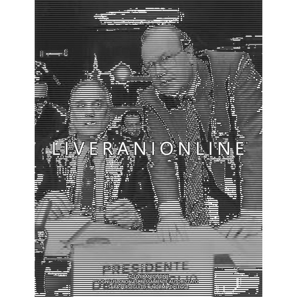 ALFREDO BIONDI, politico italiano - RETROSPETTIVA NELLA FOTO A BRUXELLES CON IL MINISTRO TEDESCO MARTIN BANGEMAN ©ARCHIVIO AGENZIA ALDO LIVERANI SAS