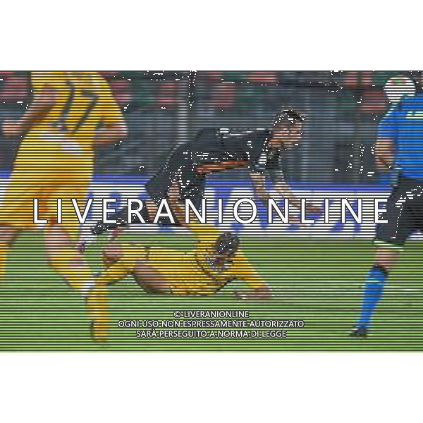 Campionato di Calcio Serie B 2019/2020 Venice, Italy, 26 Jun 2020 Venezia vs Ascoli Photo showing: Fallo di Petar Brlek (Ascoli) su Mattia Aramu (Venezia) ©Ettore Griffoni - Alessio Marini / AGENZIA ALDO LIVERANI SAS