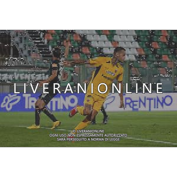 Campionato di Calcio Serie B 2019/2020 Venice, Italy, 26 Jun 2020 Venezia vs Ascoli Photo showing: Esultanza per il gol di Gianluca Scamacca (Ascoli) ©Ettore Griffoni - Alessio Marini / AGENZIA ALDO LIVERANI SAS