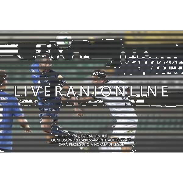 Verona (VR), Italia, 26 Giugno 2020, Stadio Marc\'Antonio Bentegodi, 30° giornata campionato di calcio Serie BKT 2019/2020, incontro tra le squadre del Chievo Verona e dello Spezia Calcio, nella foto: colpo di testa di Ceter foto d.c ag aldo liverani sas