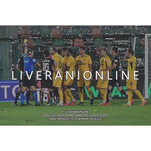Campionato di Calcio Serie B 2019/2020 Venice, Italy, 26 Jun 2020 Venezia vs Ascoli Photo showing: protests in the field of Venezia FC FOTO ETTORE GRIFFONI-AG ALDO LIVERANI SAS