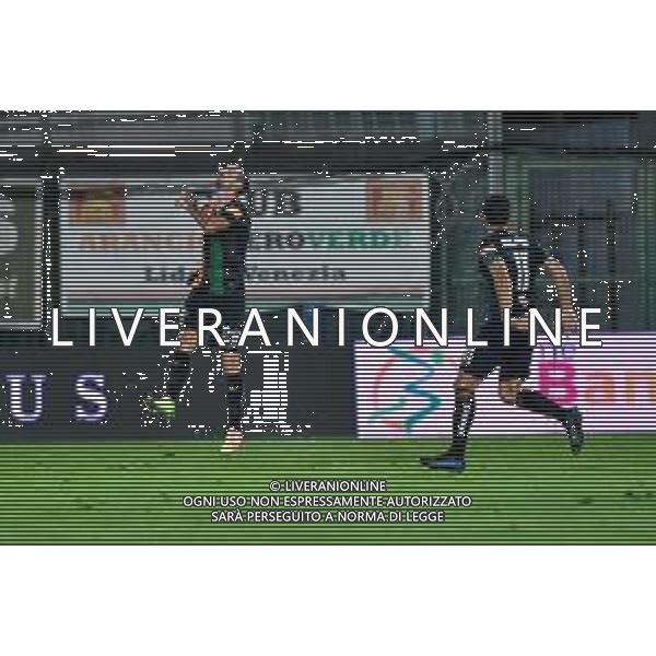 Campionato di Calcio Serie B 2019/2020 Venice, Italy, 26 Jun 2020 Venezia vs Ascoli Photo showing: Marco Firenze of Venezia FC celebrate the goal FOTO ETTORE GRIFFONI-AG ALDO LIVERANI SAS