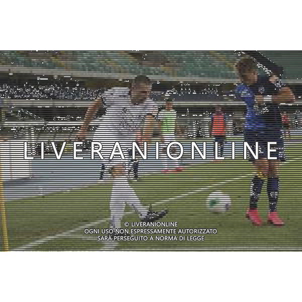 Verona (VR), Italia, 26 Giugno 2020, Stadio Marc\'Antonio Bentegodi, 30° giornata campionato di calcio Serie BKT 2019/2020, incontro tra le squadre del Chievo Verona e dello Spezia Calcio, nella foto: Galabinov ed Esposito FOTO DAV CASENTINI-AG ALDO LIVERANI SAS