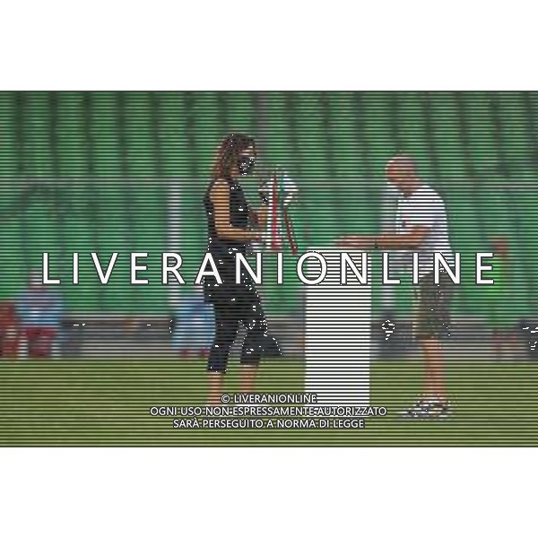 Finale coppa Italia Serie C Ternana Calcio - Juventus Under 23 27/06/2020 nella foto: la coppa - trofeo a centro campo ©Claudio Zamagni/Agenzia Aldo Liverani / AGENZIA ALDO LIVERANI SAS