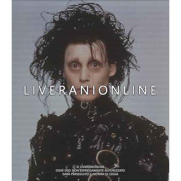 EDWARD MANI DI FORBICE, film di Tim Burton del 1990 Nella foto Johnny Depp ©ARCHIVIO AGENZIA ALDO LIVERANI SAS