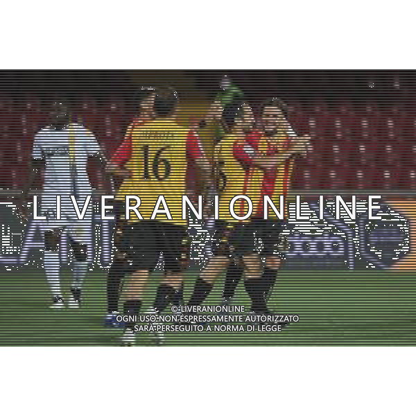 BENEVENTO - JUVE STABIA CAMPIONATO CALCIO SERIE B 29.06.2020 NELLA FOTO ESULTANZA DOPO IL GOL DI MARCO SAU ©MOSCA / AGENZIA ALDO LIVERANI SAS