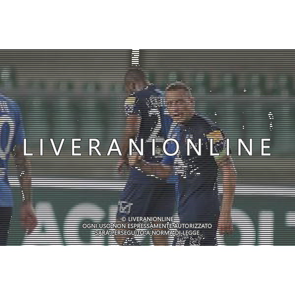Verona (VR), Italia, 29 Giugno 2020, Stadio Marc\'Antonio Bentegodi, 31° giornata campionato di calcio Serie BKT 2019/2020, incontro tra le squadre del Chievo Verona e del Frosinone Calcio, nella foto: esultanza di Emanuele Giaccherini ©Davide casentini / AGENZIA ALDO LIVERANI SAS