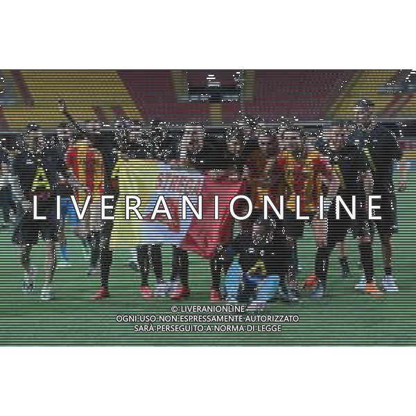 29-06-2020 BENEVENTO CALCIO PROMOZIONE IN SERIE A BENEVENTO JUVE STABIA 1-0 NELLA FOTO: FESTEGGIAMENTI BENEVENTO CALCIO PER LA PROMAZIONE IN SERIE A  FOTO MOSCA AG.ALDO LIVERANI 