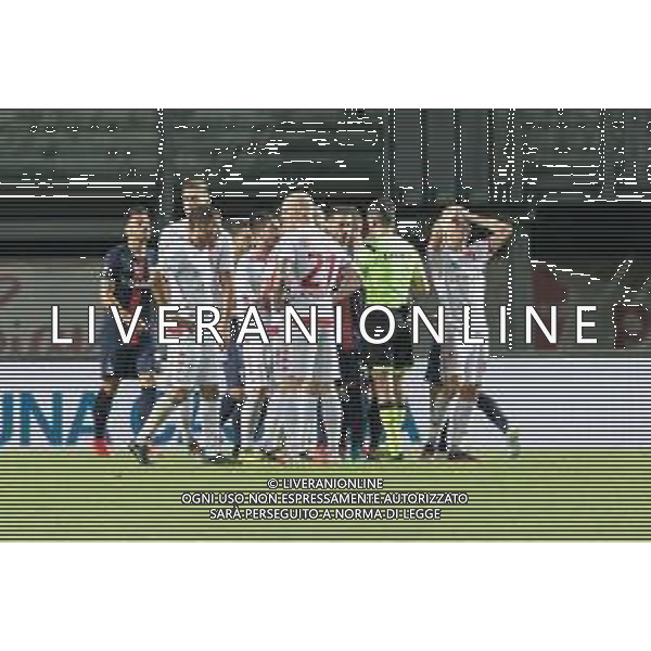 Campionato di Calcio Serie C - Lega Pro 2019/2020 Padova, Italia, 30 giugno 2020 PLAYOFF Padova VS Sanbenedettese Nella foto: Le proteste del padova per il calcio di punizione al limite anziche del rigore ©Mattia Radoni - Alessio Marini / AGENZIA ALDO LIVERANI SAS