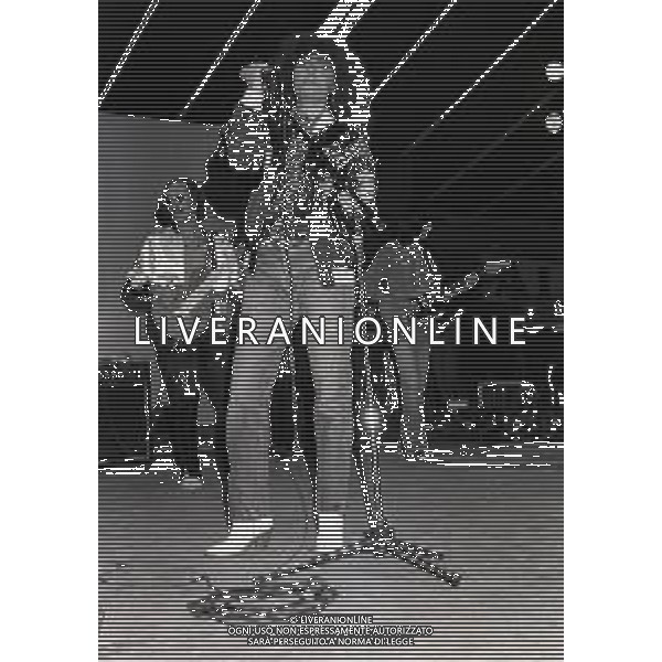 RETROSPETTIVA LOREDANA BERTE\' CANTANTE NELLA FOTO LOREDANA BERTE\'ALLA BUSSOLA NELL\'ANNO 1980 AG ALDO LIVERANI SAS 
