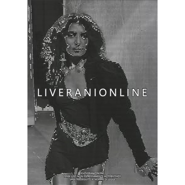 RETROSPETTIVA LOREDANA BERTE\' CANTANTE NELLA FOTO LOREDANA BERTE\' IN RAI A MILANO NELL\'ANNO 1981 AG ALDO LIVERANI SAS 