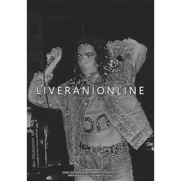 RETROSPETTIVA LOREDANA BERTE\' CANTANTE NELLA FOTO LOREDANA BERTE\' NELL\'ANNO 1986 AG ALDO LIVERANI SAS