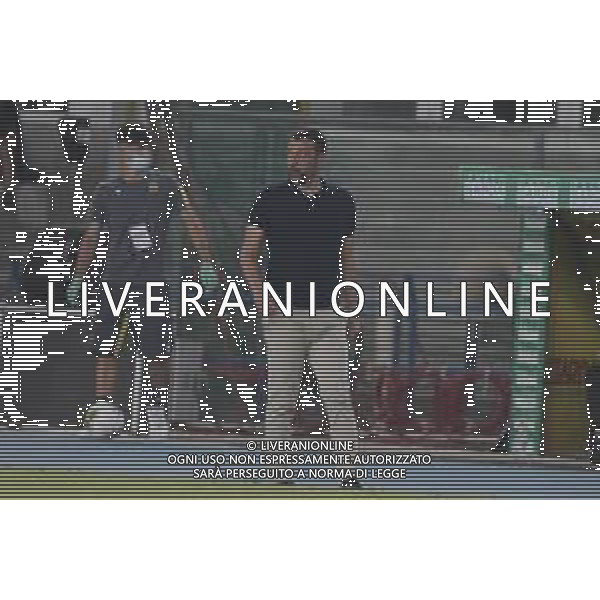 Verona (VR), Italia, 01 Luglio 2020, Stadio Marc\'Antonio Bentegodi, 29° giornata Campionato Serie A Tim 2019/2020, incontro tra le squadre dell\'Hellas Verona e del Parma Calcio, nella foto: mister D\'Aversa ©Davide Casentini / AGENZIA ALDO LIVERANI SAS