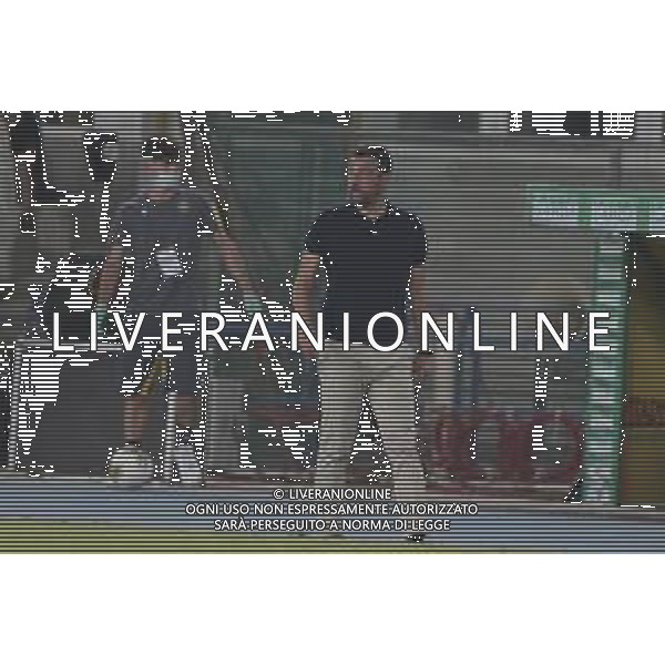 Verona (VR), Italia, 01 Luglio 2020, Stadio Marc\'Antonio Bentegodi, 29° giornata Campionato Serie A Tim 2019/2020, incontro tra le squadre dell\'Hellas Verona e del Parma Calcio, nella foto: mister D\'Aversa ©Davide Casentini / AGENZIA ALDO LIVERANI SAS