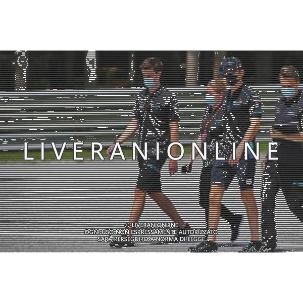 Nicholas Latifi (CDN) Williams Racing walks the circuit with the team. 02.07.2020. Formula 1 World Championship, Rd 1, Austrian Grand Prix, Spielberg, Austria, Preparation Day. / AGENZIA ALDO LIVERANI SAS - ITALY ONLY EDITORIAL USE ONLY
