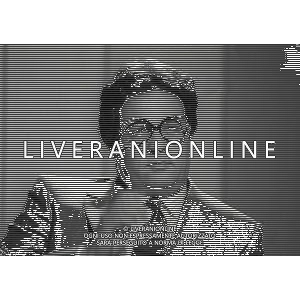 TRASMISSIONE TELEVISIVA “ RISATISSIMA“ NELLA FOTO RENATO POZZETTO NELL\'ANNO 1985 AG ALDO LIVERANI SAS