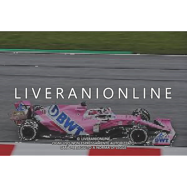 Sergio Perez (MEX) Racing Point F1 Team RP19. 03.07.2020. Formula 1 World Championship, Rd 1, Austrian Grand Prix, Spielberg, Austria, Practice Day. / AGENZIA ALDO LIVERANI SAS - ITALY ONLY EDITORIAL USE ONLY