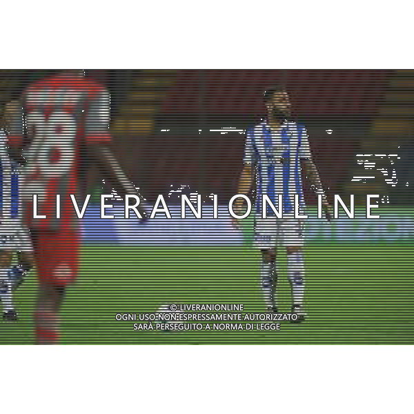 Campionato di Calcio Serie B 2019/2020 Cremona, Italia, 03 luglio 2020 Cremonese vs Pescara Nella foto: Kastanos (Pescara) prima di un calcio di punizione AGENZIA LM MEDIA-AG ALDO LIVERANI SAS