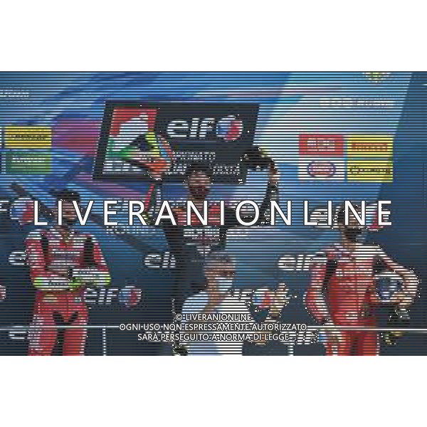 CIV Campionato Italiano Velocita Mugello, Italia, 04 luglio 2020 R1 Elf Civ 20 Nella foto: Podio ©Lisa Guglielmi - Alessio Marini / AGENZIA ALDO LIVERANI SAS