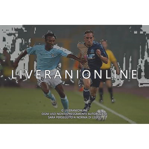 Lazio - Marsiglia semifinale andata intertoto 27/07/2005 nella foto christian manfredini e ribery ph gianni nucci/agenzia aldo liverani