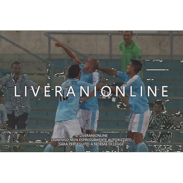 Lazio - Marsiglia semifinale andata intertoto 27/07/2005 nella foto esultanza dopo il gol di paolo di canio ph gianni nucci/agenzia aldo liverani