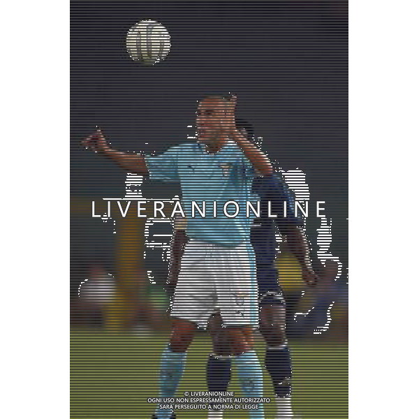 Lazio - Marsiglia semifinale andata intertoto 27/07/2005 nella foto paolo di canio ph gianni nucci/agenzia aldo liverani