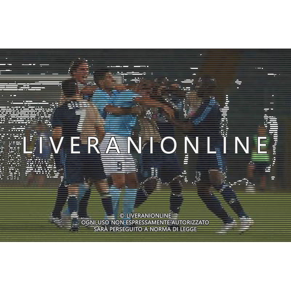 Lazio - Marsiglia semifinale andata intertoto 27/07/2005 nella foto rissa in campo ph gianni nucci/agenzia aldo liverani