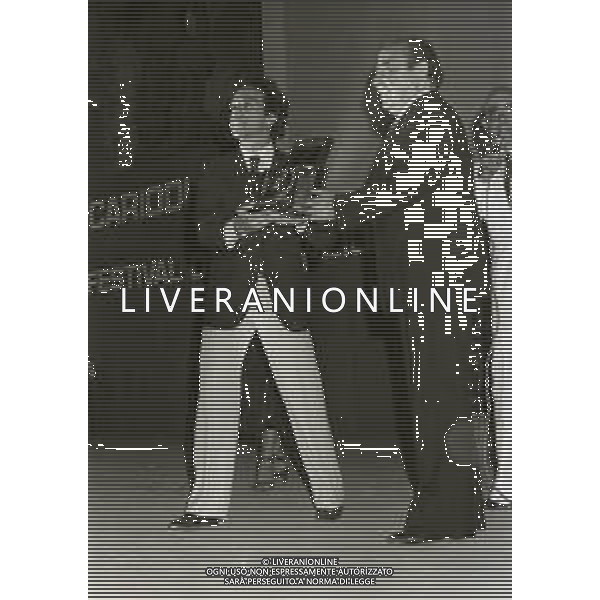 RETROSPETTIVA ENRICO MONTESANO ATTORE NELLA FOTO ENRICO MONTESANO NELL\'ANNO 1980 A TAORMINA AG ALDO LIVERANI SAS 