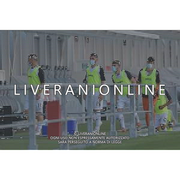 05.07.2020 Alessandria Stadio Moccagatta ©Falzone/Agenzia Aldo Liverani 2° Turno Playoff Alessandria vs Robur Siena 2019-2020 Nella foto : panchina siena