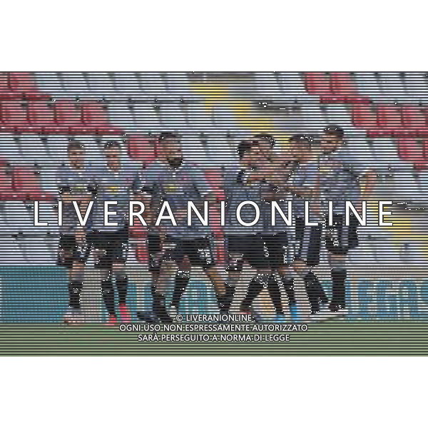 Alessandria 05.07.2020 Stadio Giuseppe Moccagatta Alessandria vs Robur Siena Playoff Serie C 2019/2020 ©Falzone/Agenzia Aldo Liverani Nella foto: esultanza alessandria