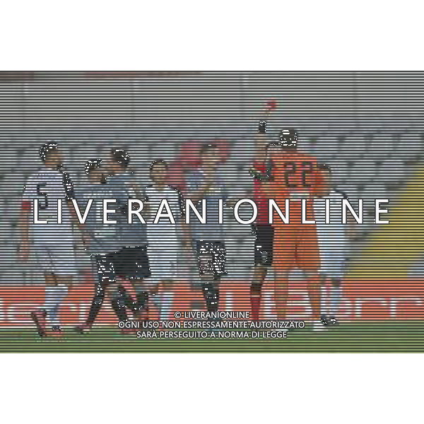 05.07.2020 Alessandria Stadio Moccagatta ©Falzone/Agenzia Aldo Liverani 2° Turno Playoff Alessandria vs Robur Siena 2019-2020 Nella foto : espulsione di confente