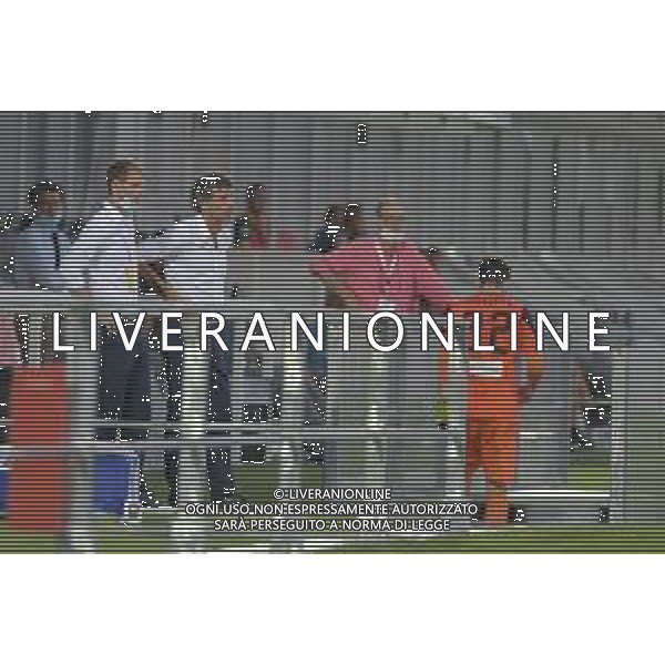 05.07.2020 Alessandria Stadio Moccagatta ©Falzone/Agenzia Aldo Liverani 2° Turno Playoff Alessandria vs Robur Siena 2019-2020 Nella foto : espulsione di confente